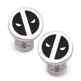Marvel Deadpool Silver Mask Cufflinks - Cufflinks.com - Flyclothing LLC