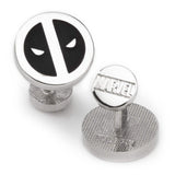 Marvel Deadpool Silver Mask Cufflinks - Cufflinks.com - Flyclothing LLC