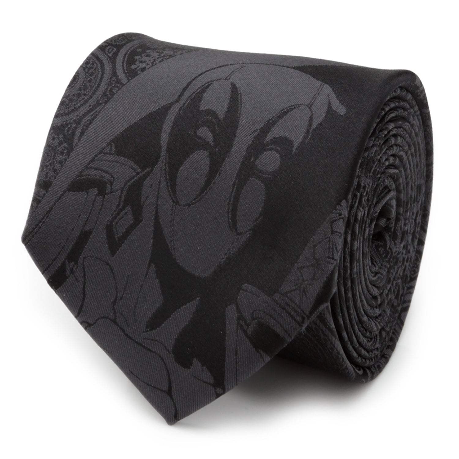 Marvel Deadpool Hidden Paisley Black Silk Men's Tie - Cufflinks.com - Flyclothing LLC