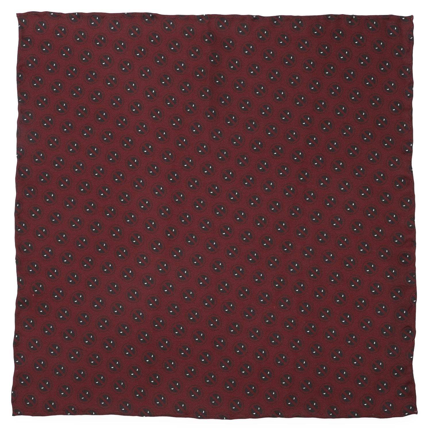 Marvel Deadpool Red Mask Silk Pocket Square - Cufflinks.com - Flyclothing LLC