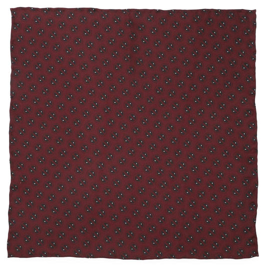 Marvel Deadpool Red Mask Silk Pocket Square - Cufflinks.com - Flyclothing LLC
