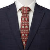 Marvel Guardians of the Galaxy Fair Isle Red Men's Tie