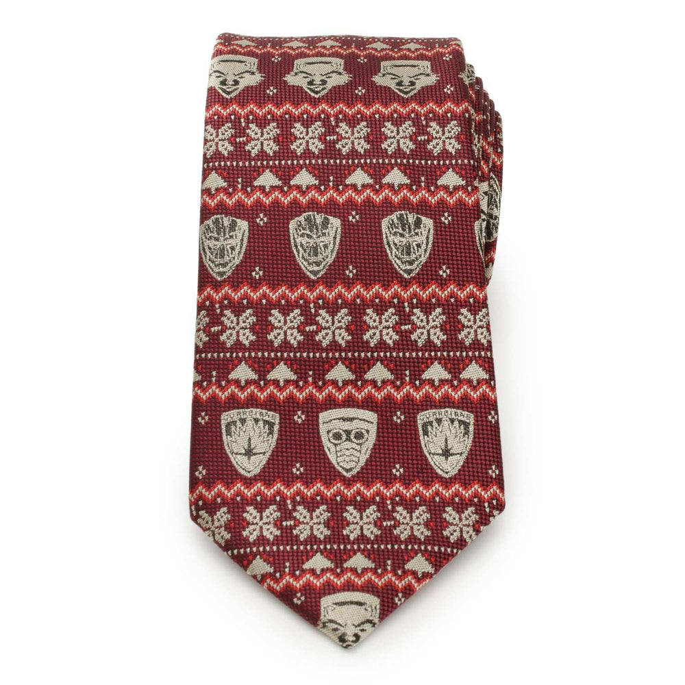 Marvel Guardians of the Galaxy Fair Isle Red Men's Tie - Cufflinks.com - Flyclothing LLC