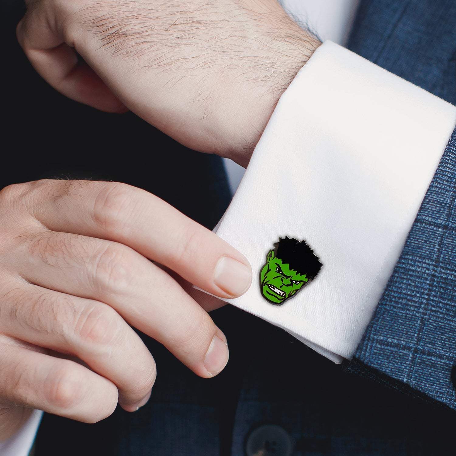 Marvel Hulk Comics Pair Cufflinks - Cufflinks.com - Flyclothing LLC