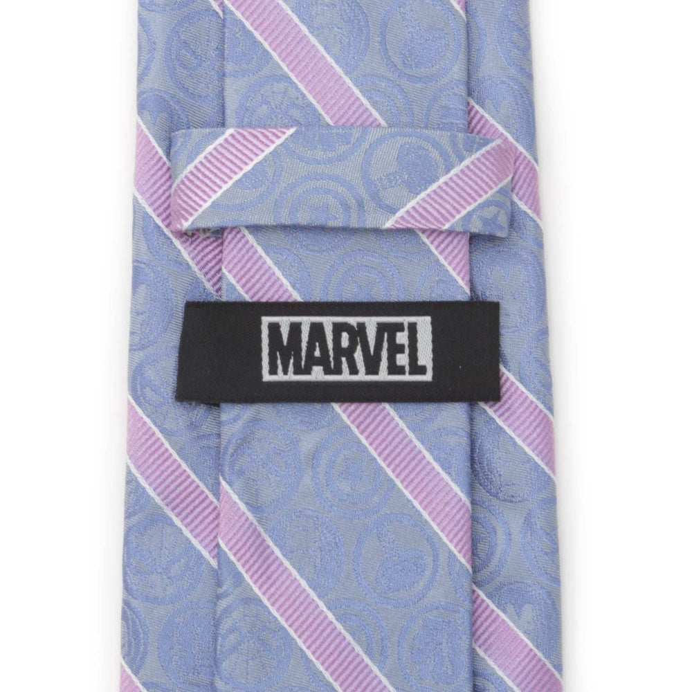 Marvel Comics Blue and Pink Stripe Silk Men's Tie - Cufflinks.com - Flyclothing LLC