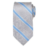 Marvel Comics Gray and Blue Stripe Men's Tie - Cufflinks.com - Flyclothing LLC