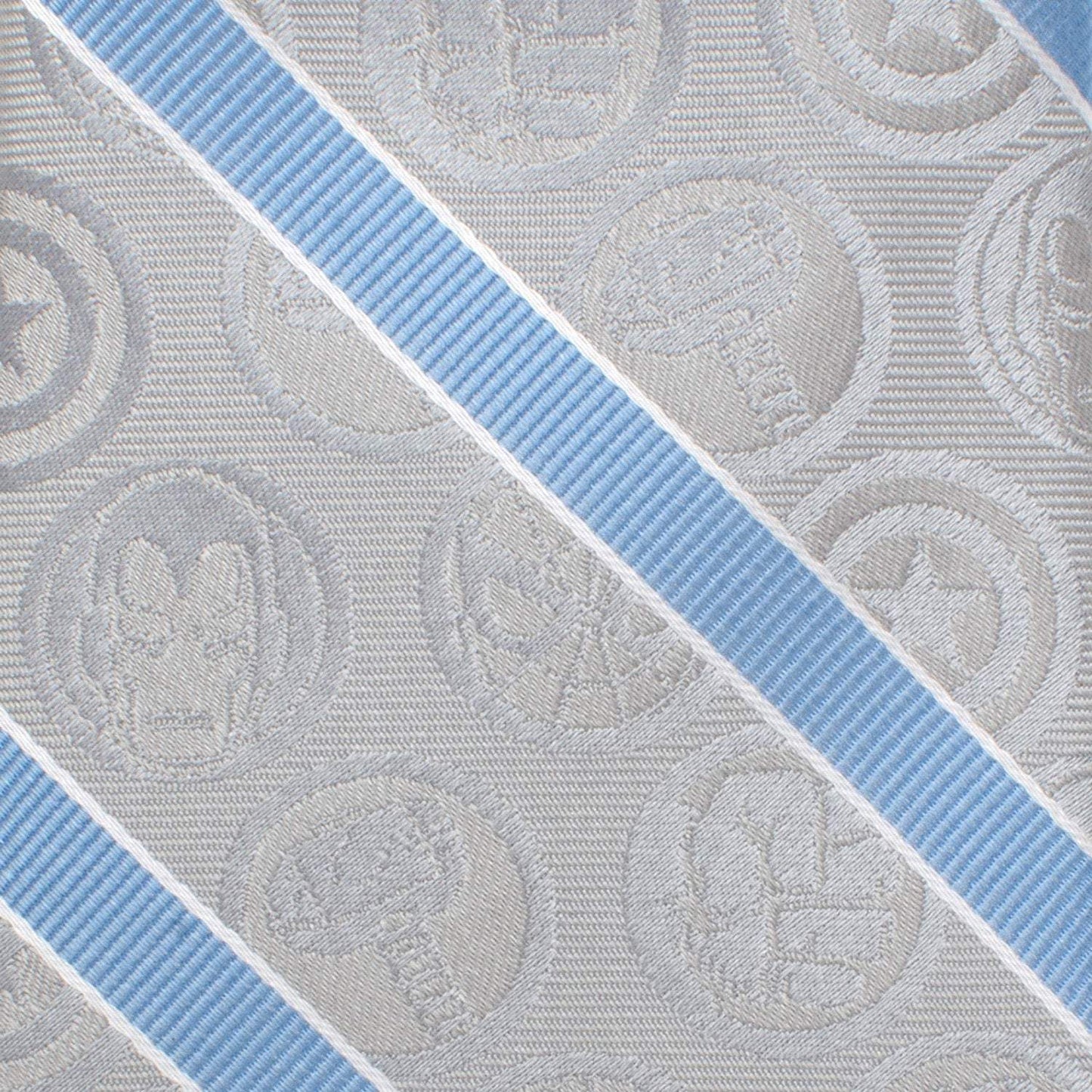 Marvel Comics Gray and Blue Stripe Men's Tie - Cufflinks.com - Flyclothing LLC