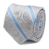 Marvel Comics Gray and Blue Stripe Men's Tie - Cufflinks.com - Flyclothing LLC