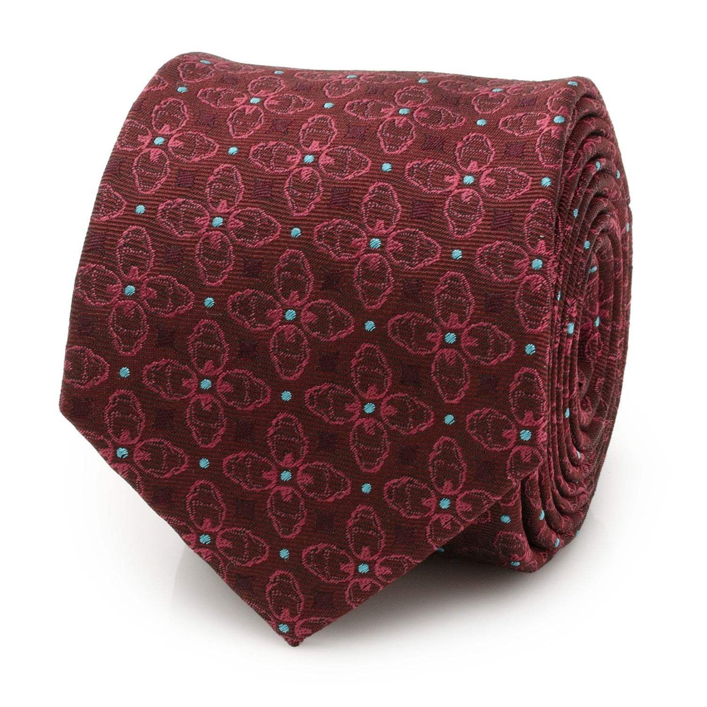 Marvel Iron Man Burgundy Multi Men's Tie - Cufflinks.com - Flyclothing LLC