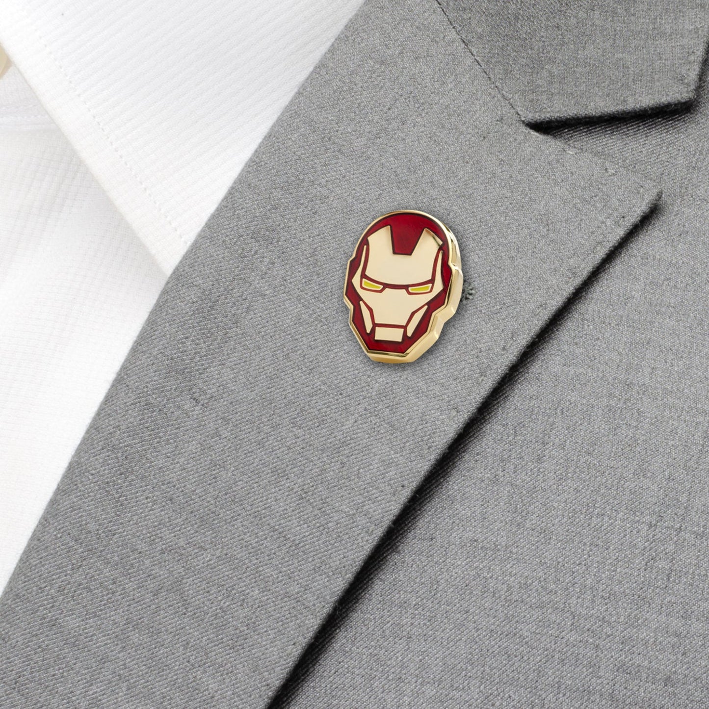 Marvel Iron Man Helmet Lapel Pin - Cufflinks.com - Flyclothing LLC