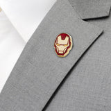 Marvel Iron Man Helmet Lapel Pin - Cufflinks.com - Flyclothing LLC