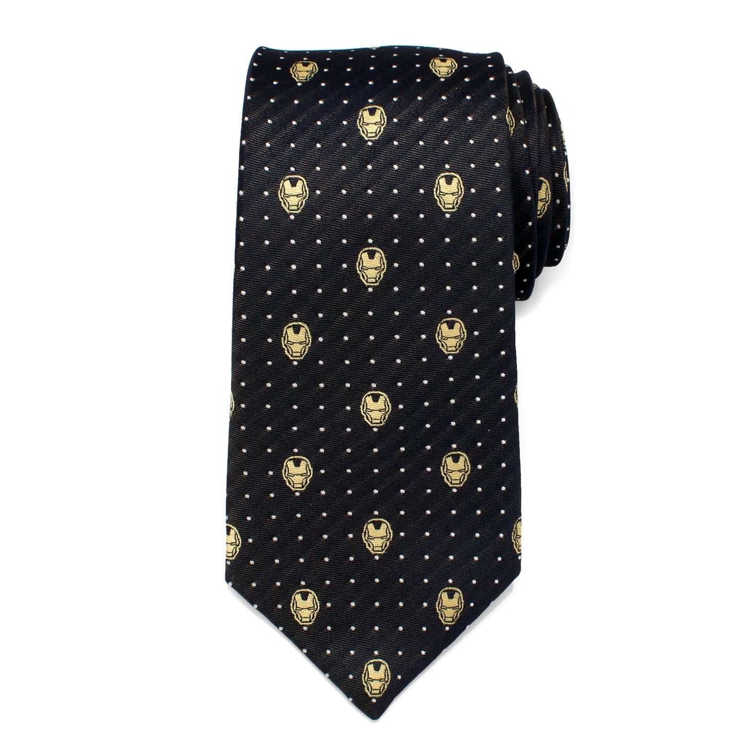 Marvel Iron Man Gray Dot Tie - Cufflinks.com - Flyclothing LLC