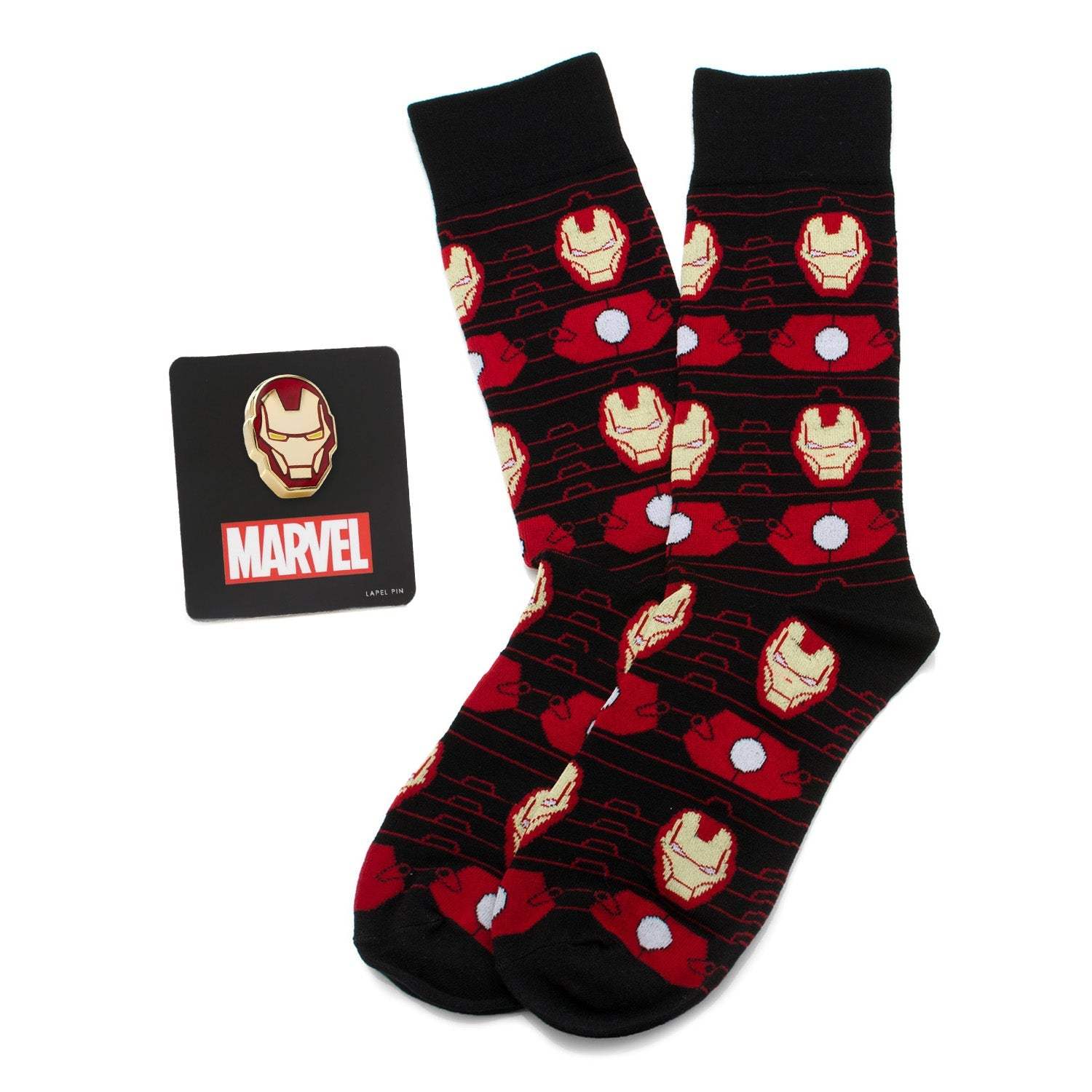 Marvel Iron Man Stripe Black Gift Set - Cufflinks.com - Flyclothing LLC