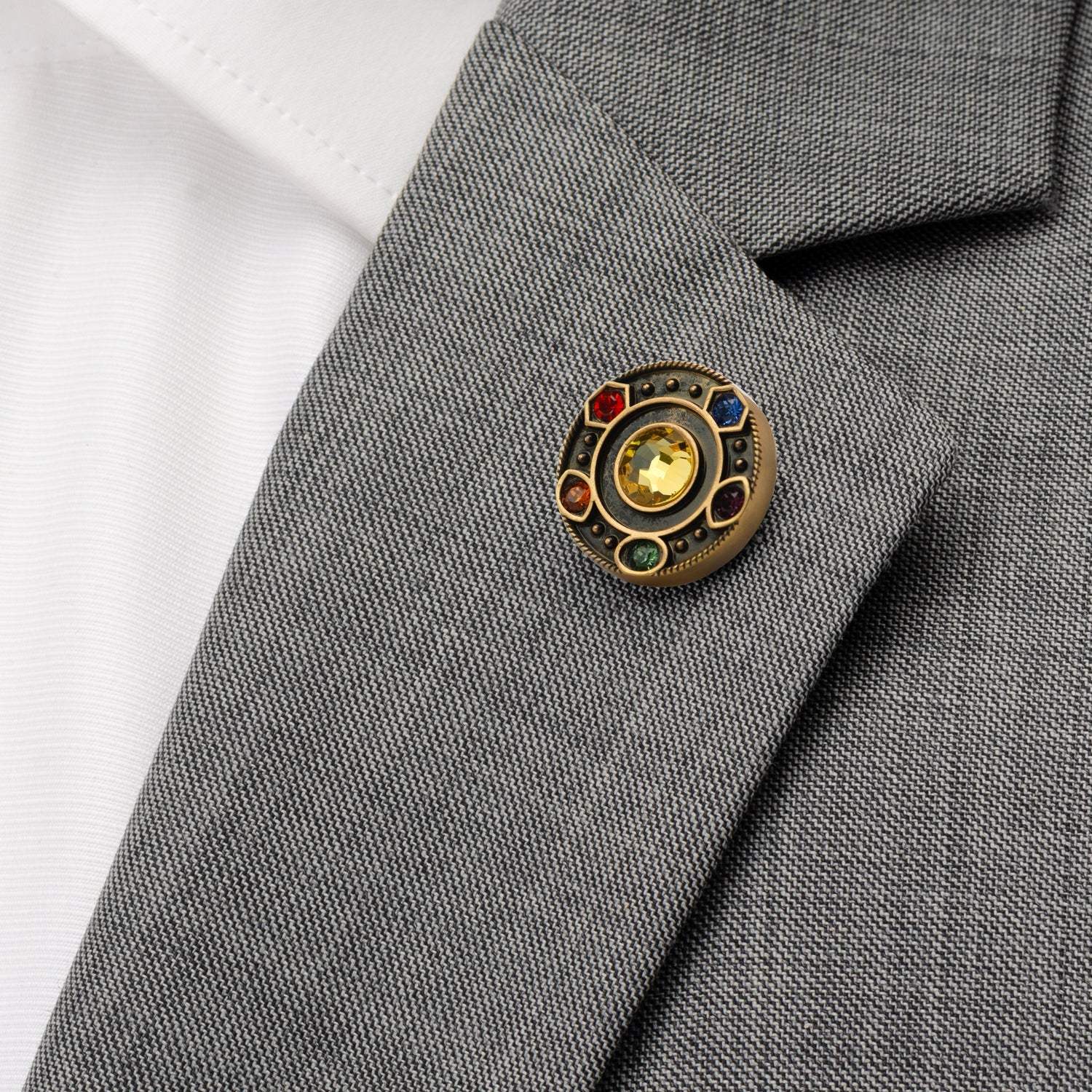 Marvel Avengers Infinity Stone Stripe Black Gift Set - Cufflinks.com - Flyclothing LLC