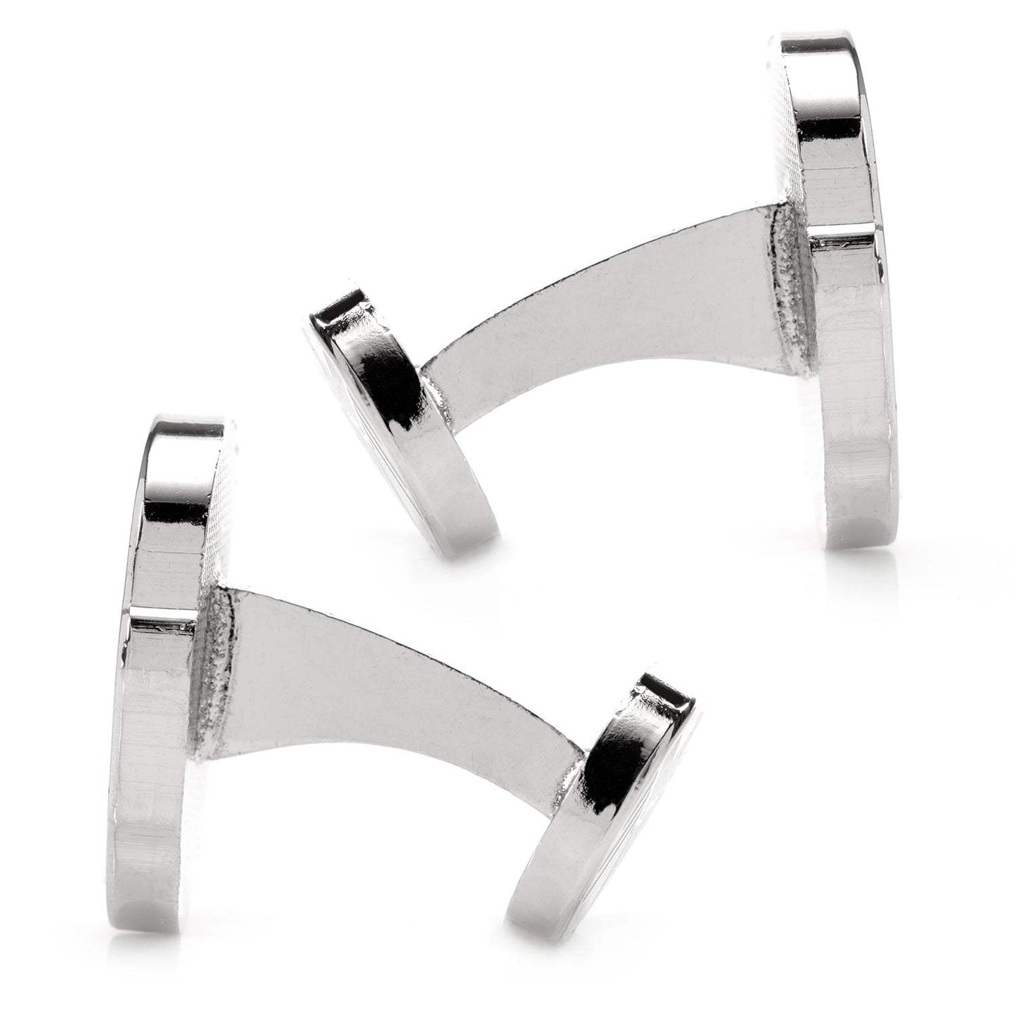 Marvel Nick Fury Silver Cufflinks - Cufflinks.com - Flyclothing LLC