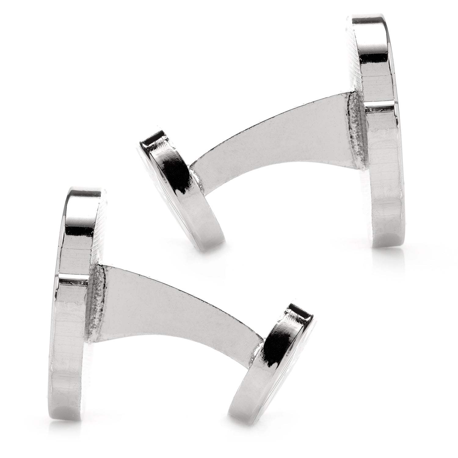 Marvel Nick Fury Silver Cufflinks - Cufflinks.com - Flyclothing LLC