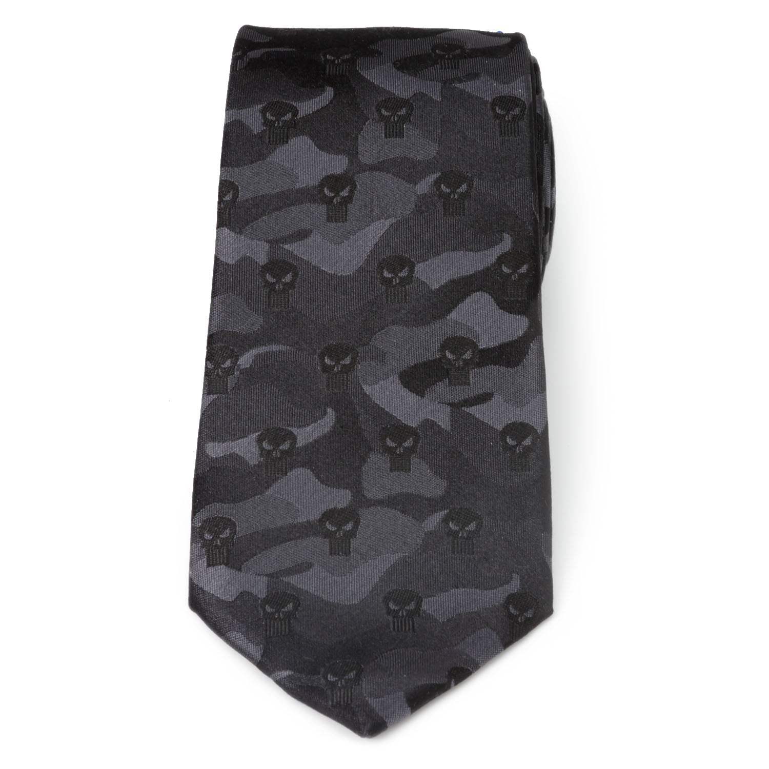 Marvel The Punisher Camo Black Silk Men's Tie - Cufflinks.com - Flyclothing LLC
