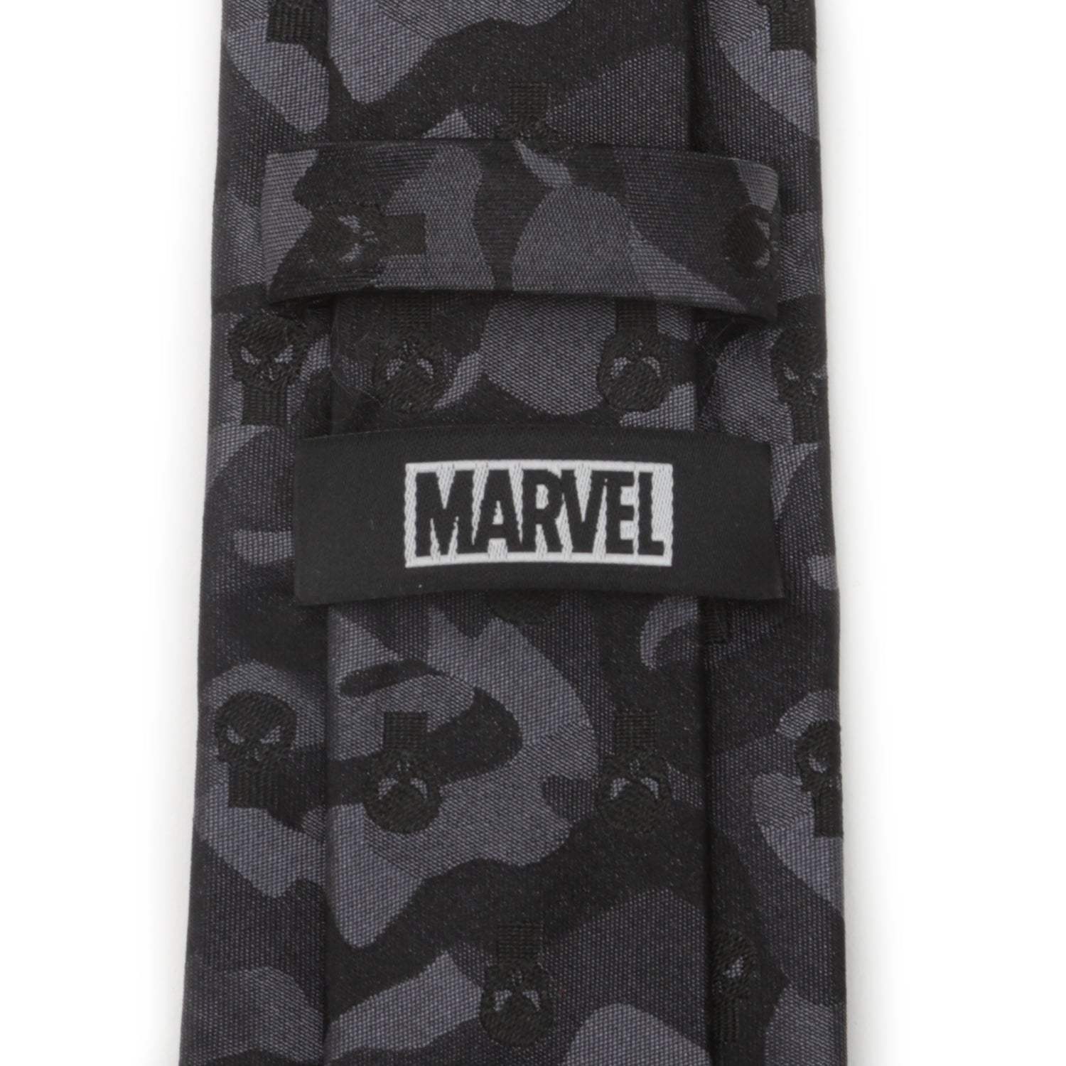 Marvel The Punisher Camo Black Silk Men's Tie - Cufflinks.com - Flyclothing LLC