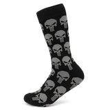 Marvel Punisher Black Socks and Silver Lapel Pin Gift Set - Cufflinks.com - Flyclothing LLC
