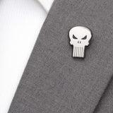 Marvel The Punisher Silver Lapel Pin - Cufflinks.com - Flyclothing LLC