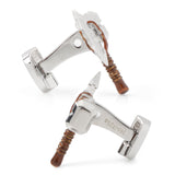 Marvel Thor Stormbreaker Silver Cufflinks - Cufflinks.com - Flyclothing LLC
