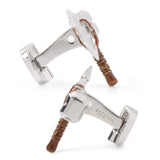 Marvel Thor Stormbreaker Silver Cufflinks - Cufflinks.com - Flyclothing LLC