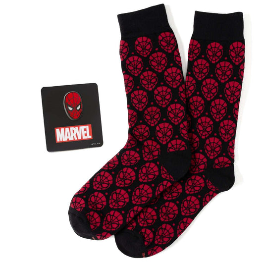 Marvel Spider-Man Dot Red and Black Gift Set - Cufflinks.com - Flyclothing LLC