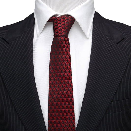 Marvel Spider-Man Mask Red Men's Tie