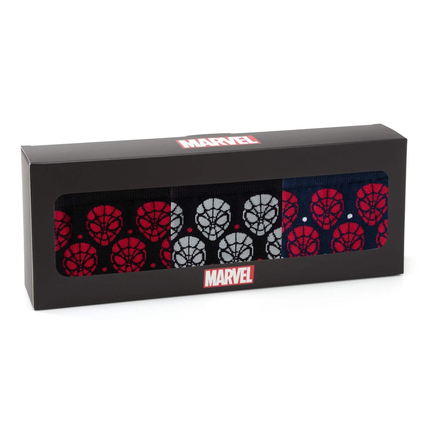 Marvel Spider-Man Dot 3 Pack Socks and Lapel Pin Gift Set - Cufflinks.com - Flyclothing LLC
