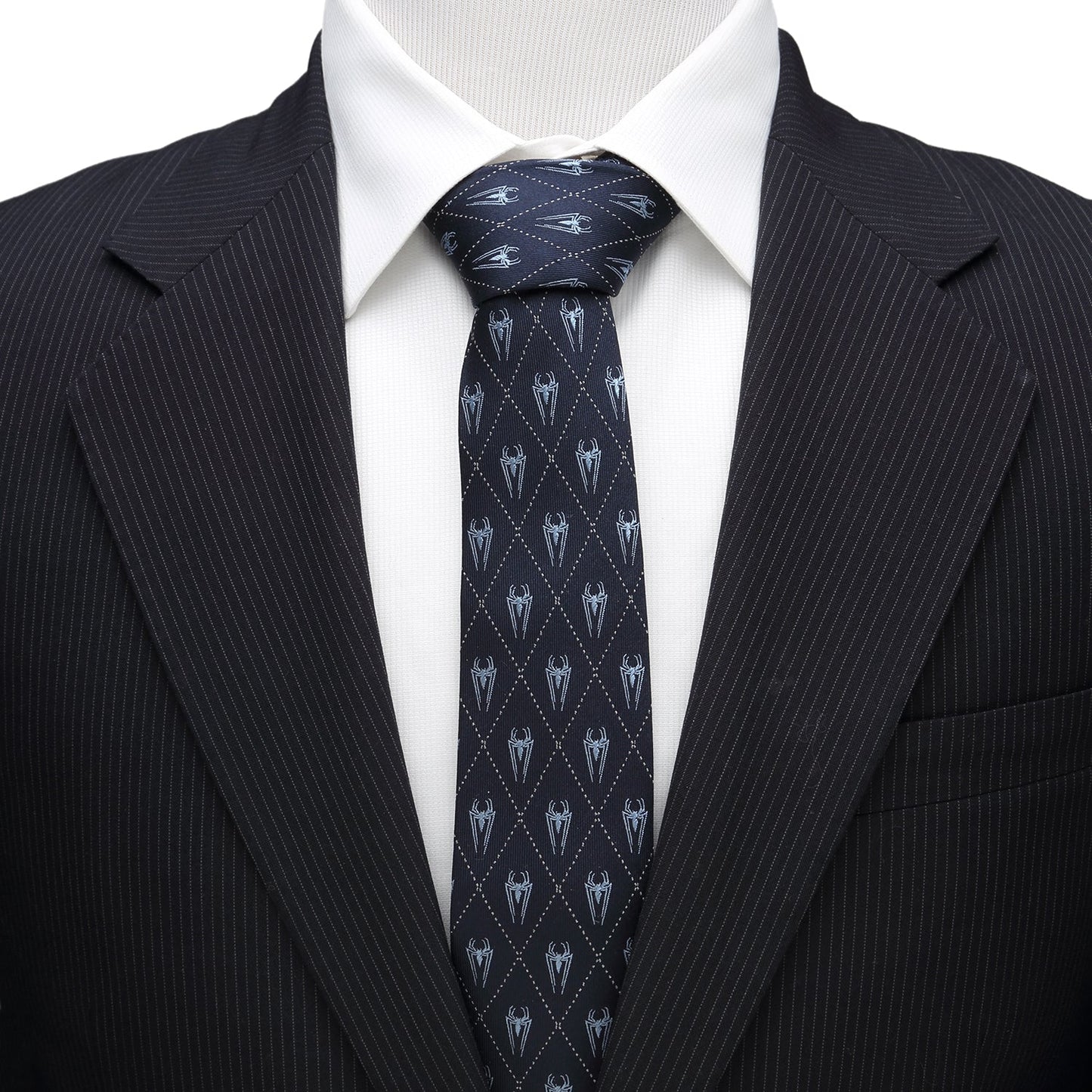 Marvel Spider-Man Diamond Navy Men's Tie - Cufflinks.com - Flyclothing LLC