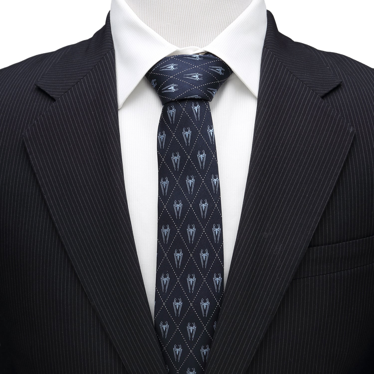 Marvel Spider-Man Diamond Navy Men's Tie - Cufflinks.com - Flyclothing LLC