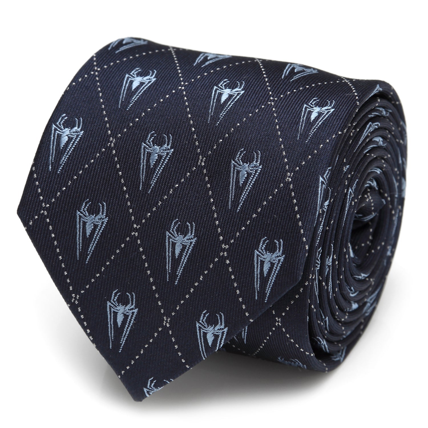 Marvel Spider-Man Diamond Navy Men's Tie - Cufflinks.com - Flyclothing LLC