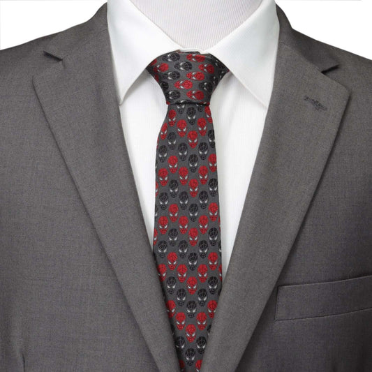 Marvel Spider-Man Chevron Red Black Men's Tie - Cufflinks.com - Flyclothing LLC