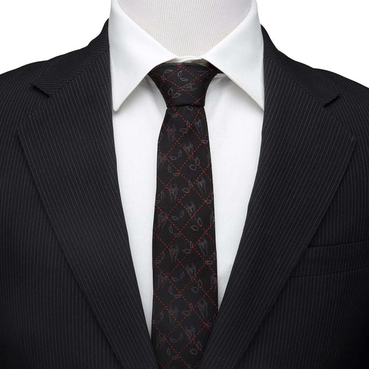 Marvel Spider-Man Eyes Diamond Men's Tie - Cufflinks.com - Flyclothing LLC