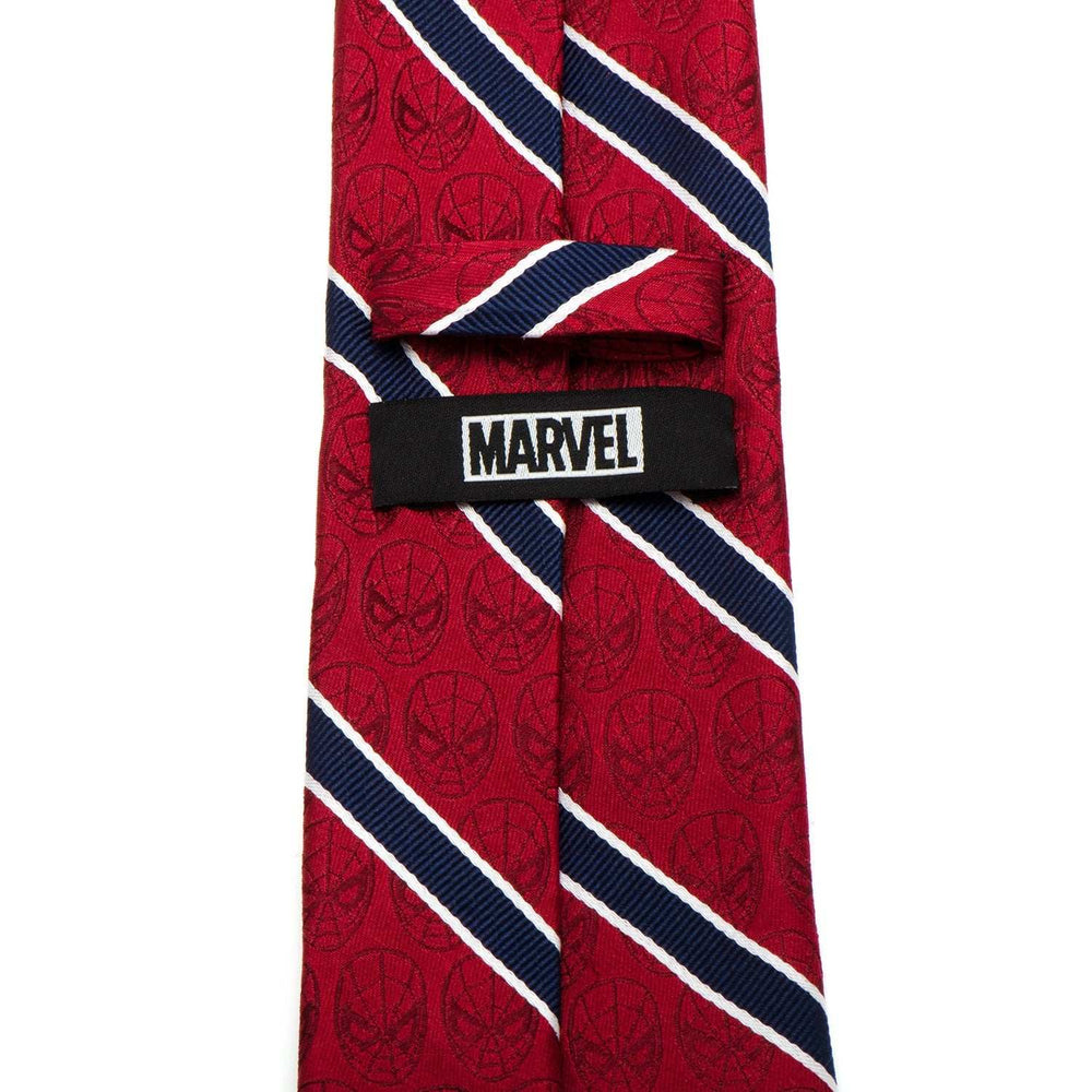Marvel Spider-Man Red and Navy Stripe Men's Tie - Cufflinks.com - Flyclothing LLC