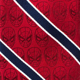 Marvel Spider-Man Red and Navy Stripe Men's Tie - Cufflinks.com - Flyclothing LLC
