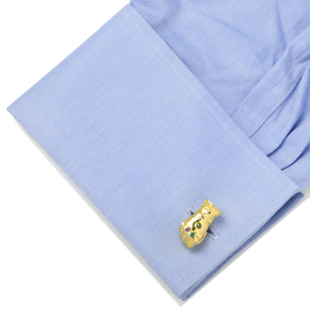 Marvel Thanos Infinity Gauntlet 3D Cufflinks - Cufflinks.com - Flyclothing LLC