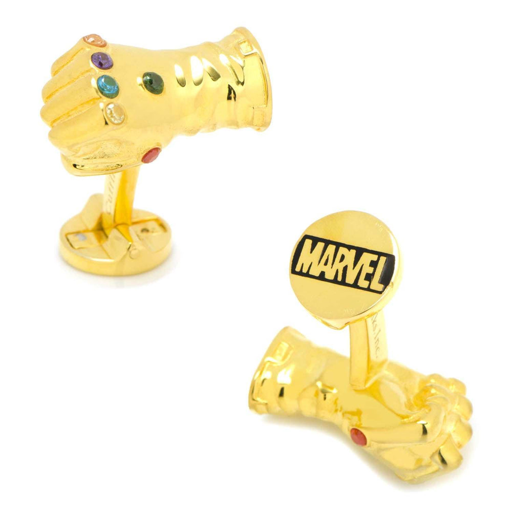 Marvel Thanos Infinity Gauntlet 3D Cufflinks - Cufflinks.com - Flyclothing LLC