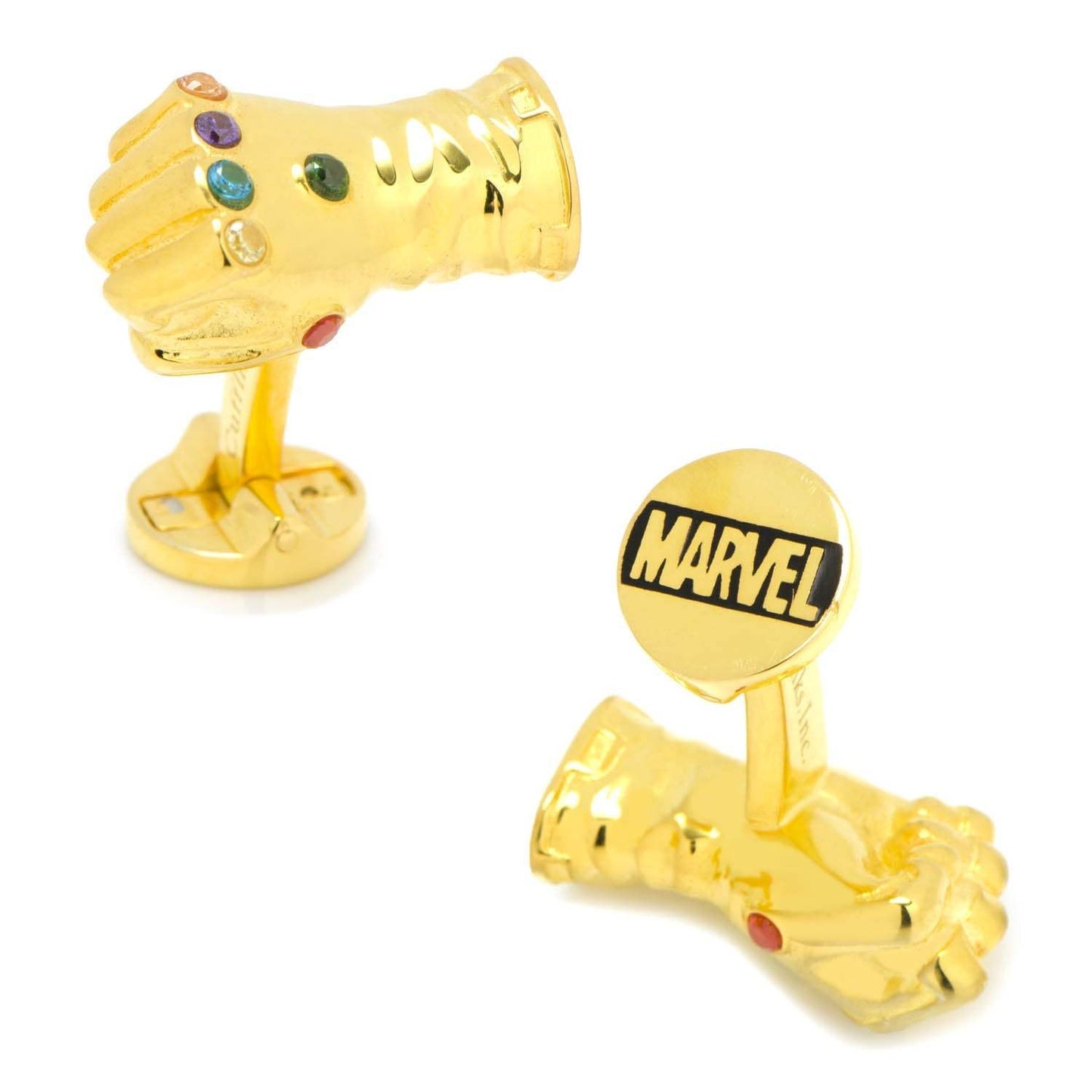 Marvel Thanos Infinity Gauntlet 3D Cufflinks - Cufflinks.com - Flyclothing LLC