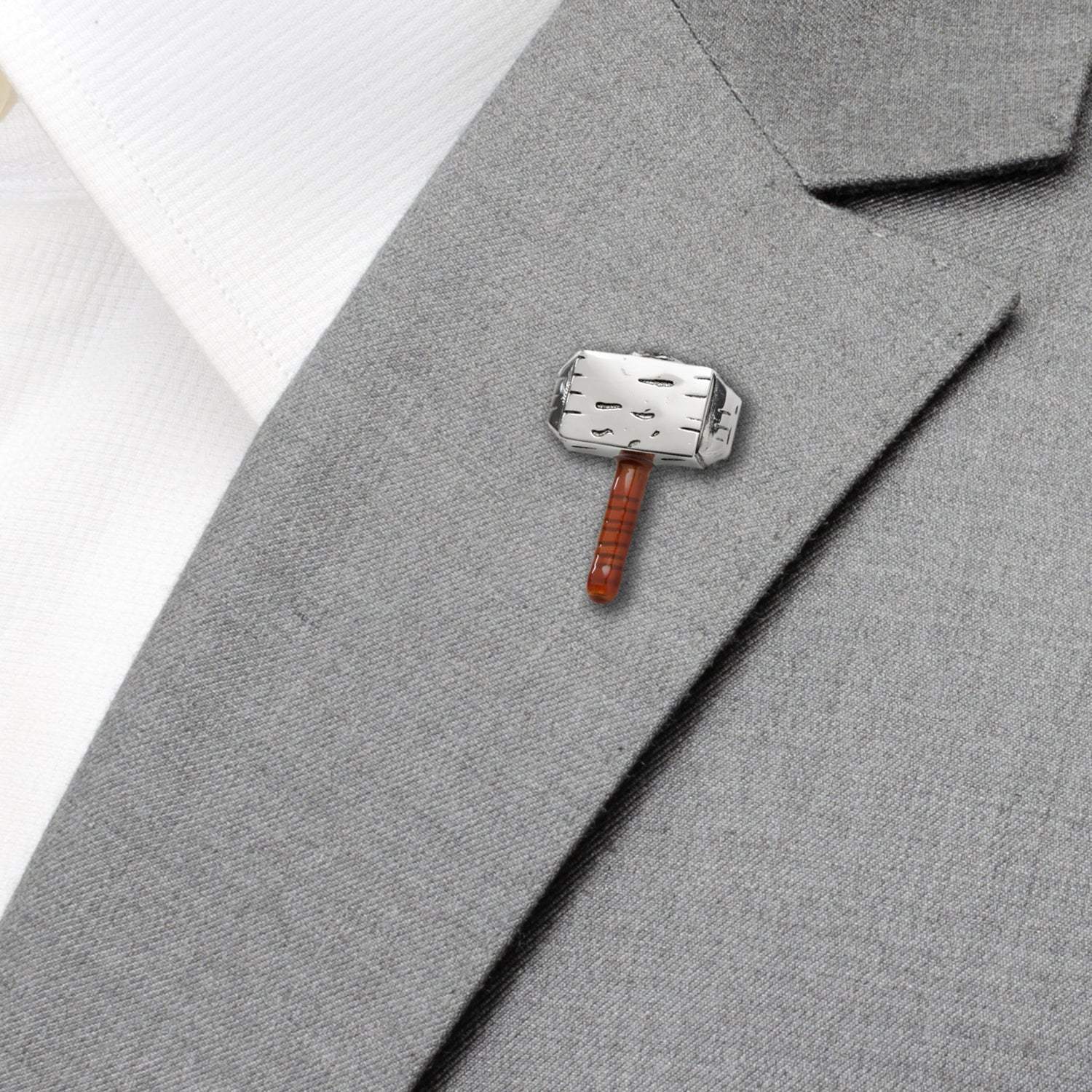 Marvel Thor Mjolnir Lapel Pin - Cufflinks.com - Flyclothing LLC