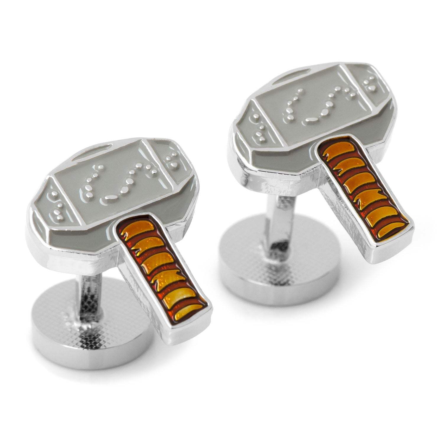 Marvel Thor Hammer Mjolnir Cufflinks - Cufflinks.com - Flyclothing LLC
