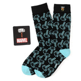 Marvel Thor Pattern Blue and Black Gift Set - Cufflinks.com - Flyclothing LLC