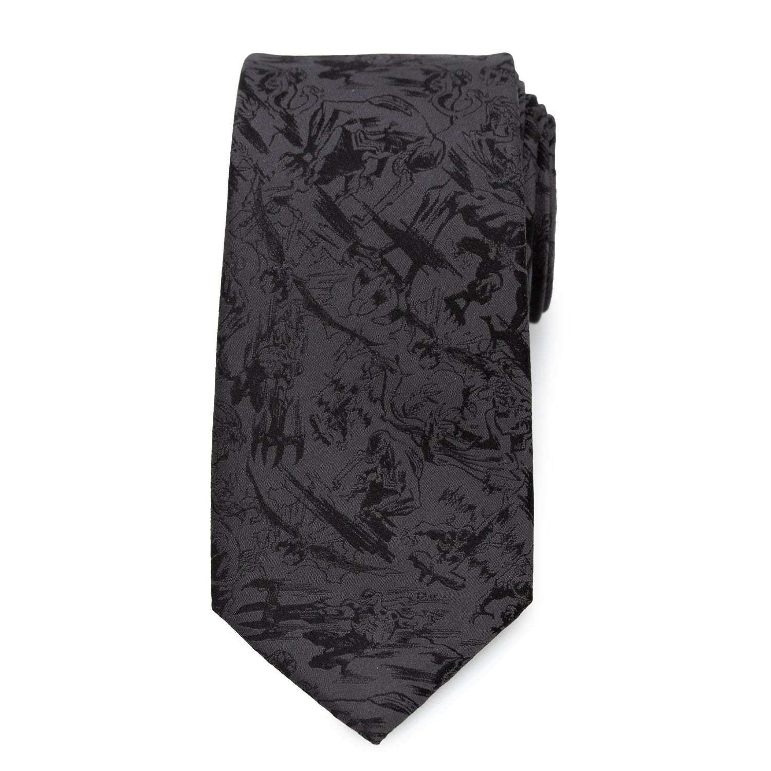 Venom Dark Gray Action Men's Tie - Cufflinks.com - Flyclothing LLC