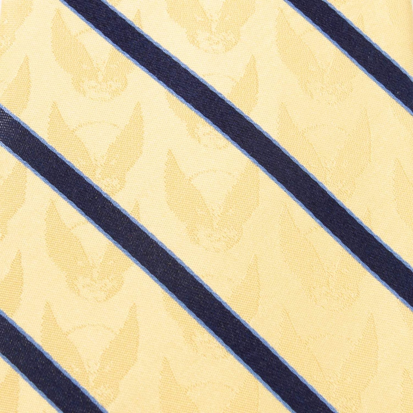 Marvel X-Men Wolverine Yellow and Navy Stripe Silk Men's Tie - Cufflinks.com - Flyclothing LLC
