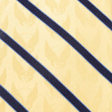Marvel X-Men Wolverine Yellow and Navy Stripe Silk Men's Tie - Cufflinks.com - Flyclothing LLC