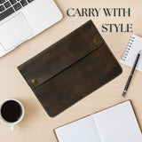 The MacBook Folio - Classy Leather Bags - Flyclothing LLC