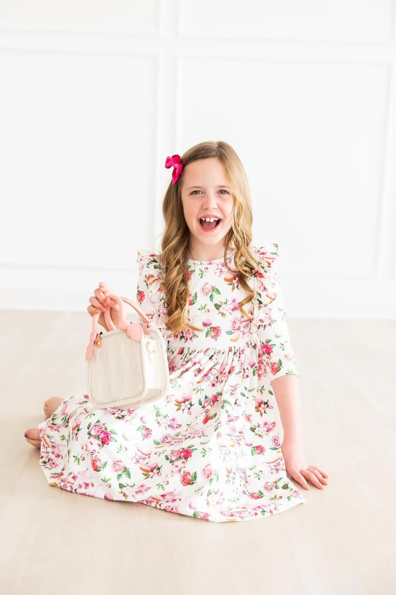 SALE Macarons & Tea Ruffle Twirl Dress - Mila & Rose ® - Flyclothing LLC