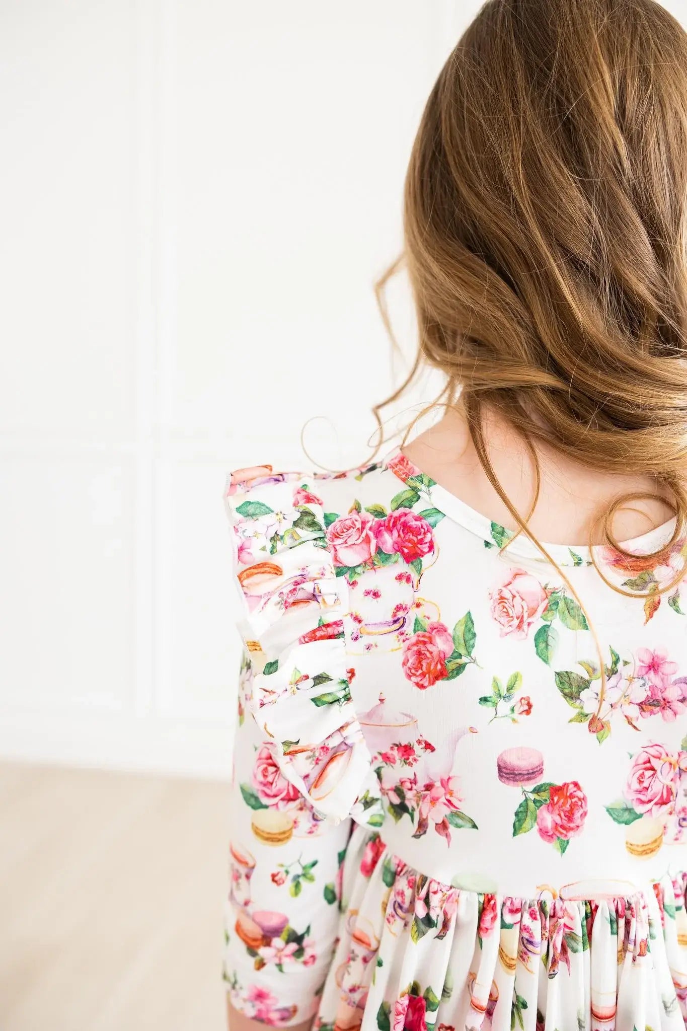 SALE Macarons & Tea Ruffle Twirl Dress - Mila & Rose ® - Flyclothing LLC