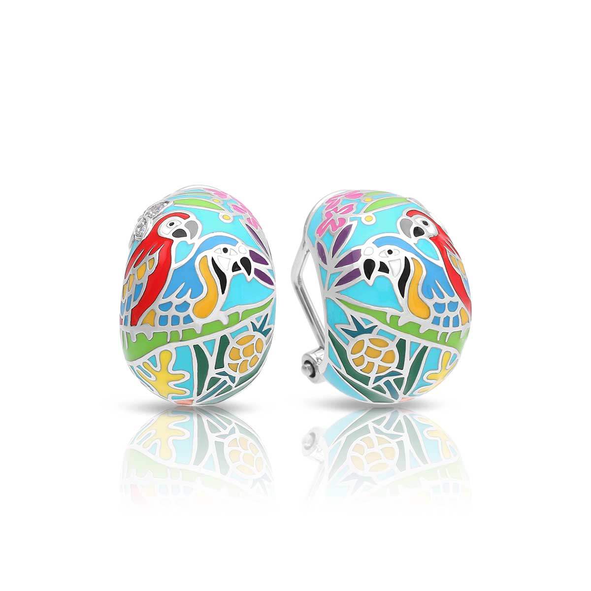Macaw Earrings - Belle Étoile Jewelry - Flyclothing LLC