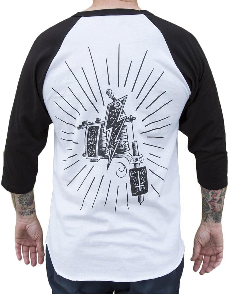 Black Market Art Company Machine  Men's Baseball T-Shirt